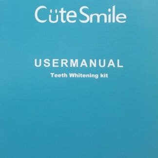 Cute Smile® Professional Teeth Whitening Kit 20 Teeth Whitening User Manual.