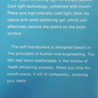 Cute Smile® Professional Teeth Whitening Kit 21 Teeth Whitening Manual.