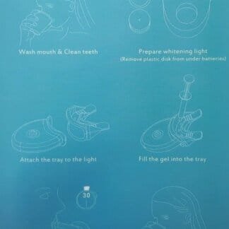 Cute Smile® Professional Teeth Whitening Kit 23 Teeth Whitening Manual.